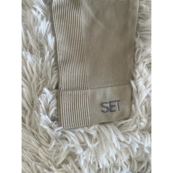 SET ACTIVE Tan Leggings Size M - Picture 2 of 5